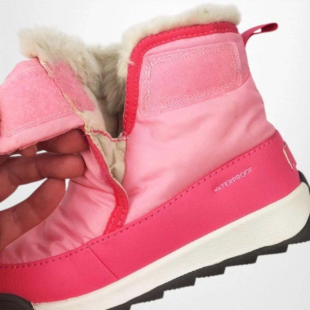 SOREL Whitney II Plus Toddler Pink Waterproof Insulated Snow Boots Size 12